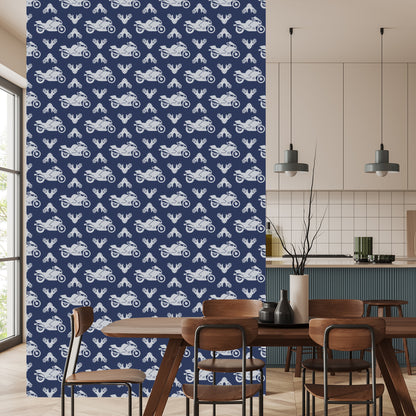 Wallpaper Motorcycles With Modern Ornaments