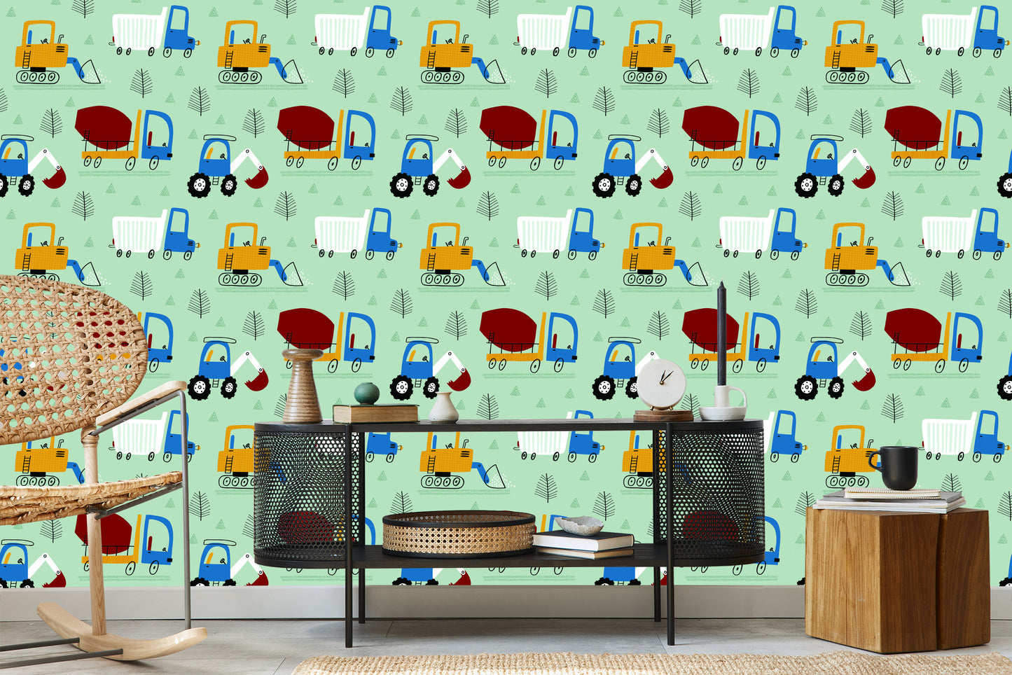 Wallpaper Machines Between Trees