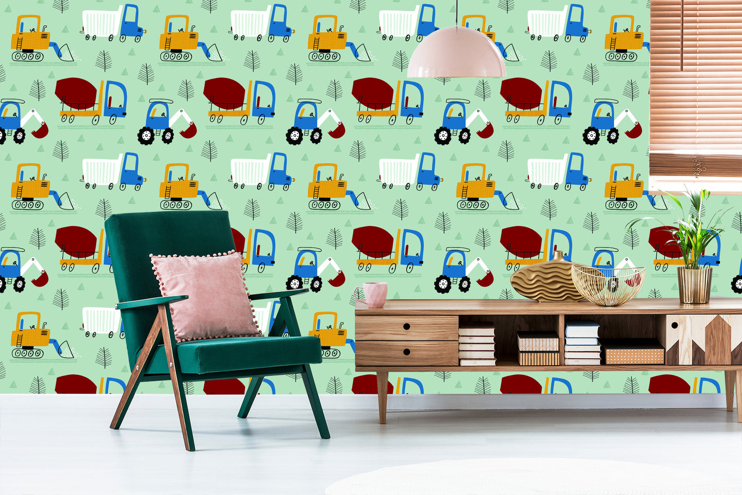 Wallpaper Machines Between Trees