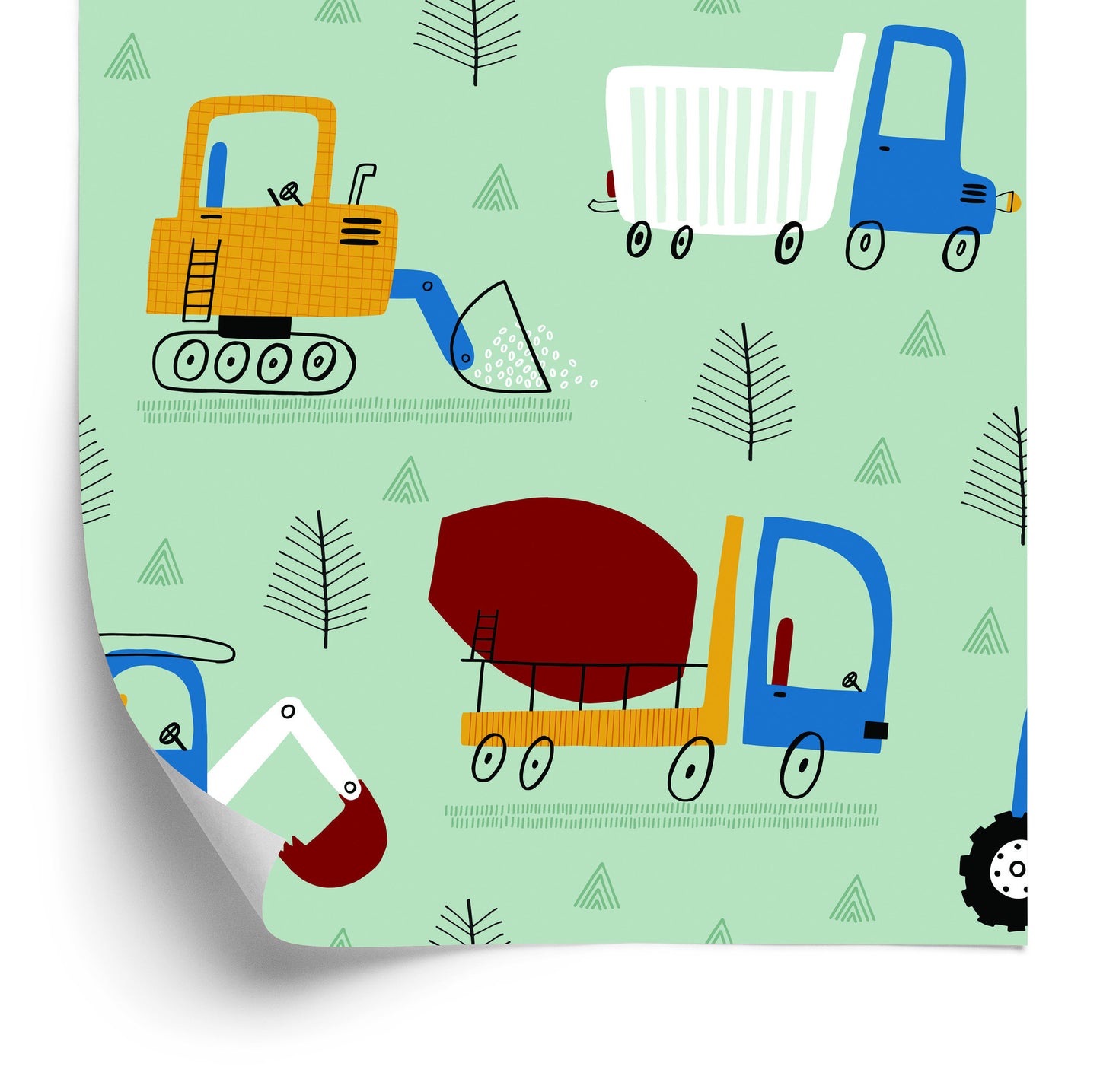 Wallpaper Machines Between Trees