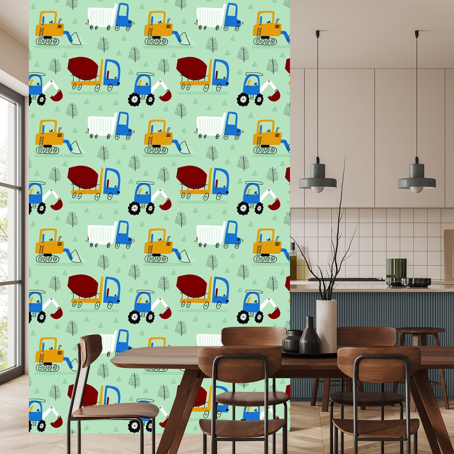 Wallpaper Machines Between Trees