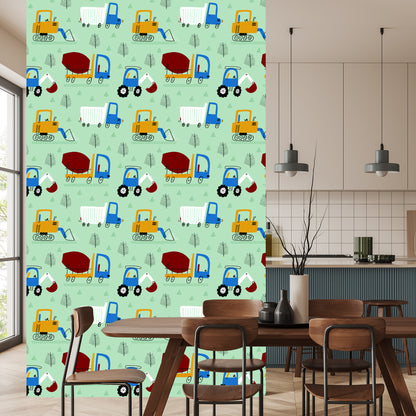 Wallpaper Machines Between Trees
