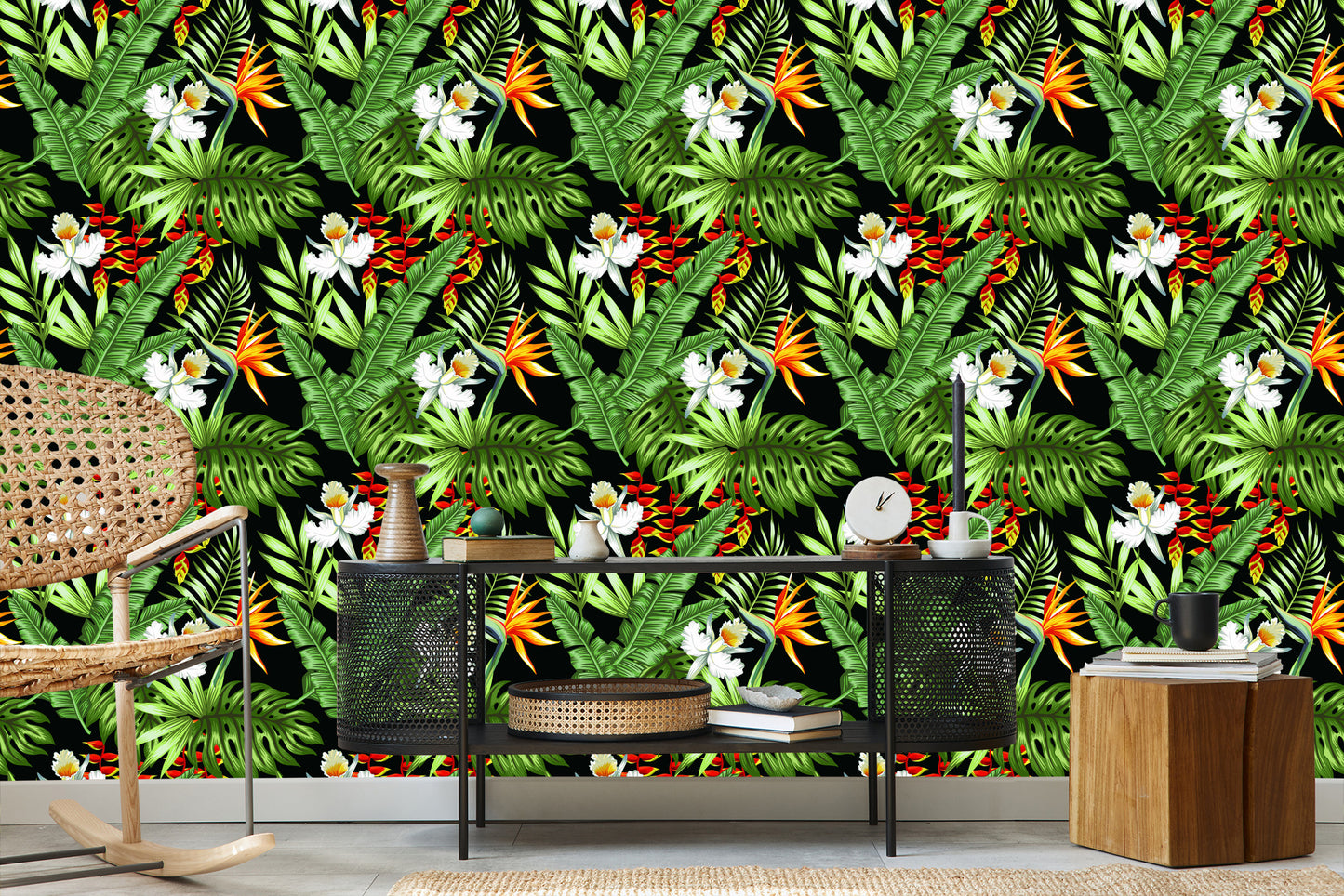 Wallpaper Tropical Leaves