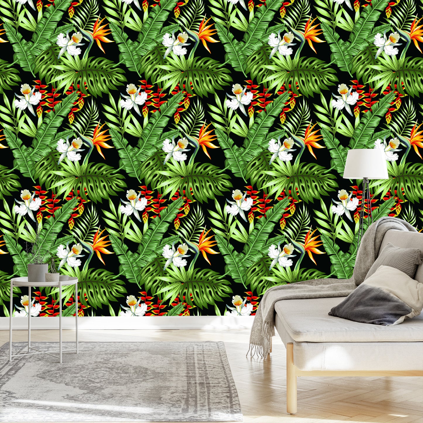 Wallpaper Tropical Leaves
