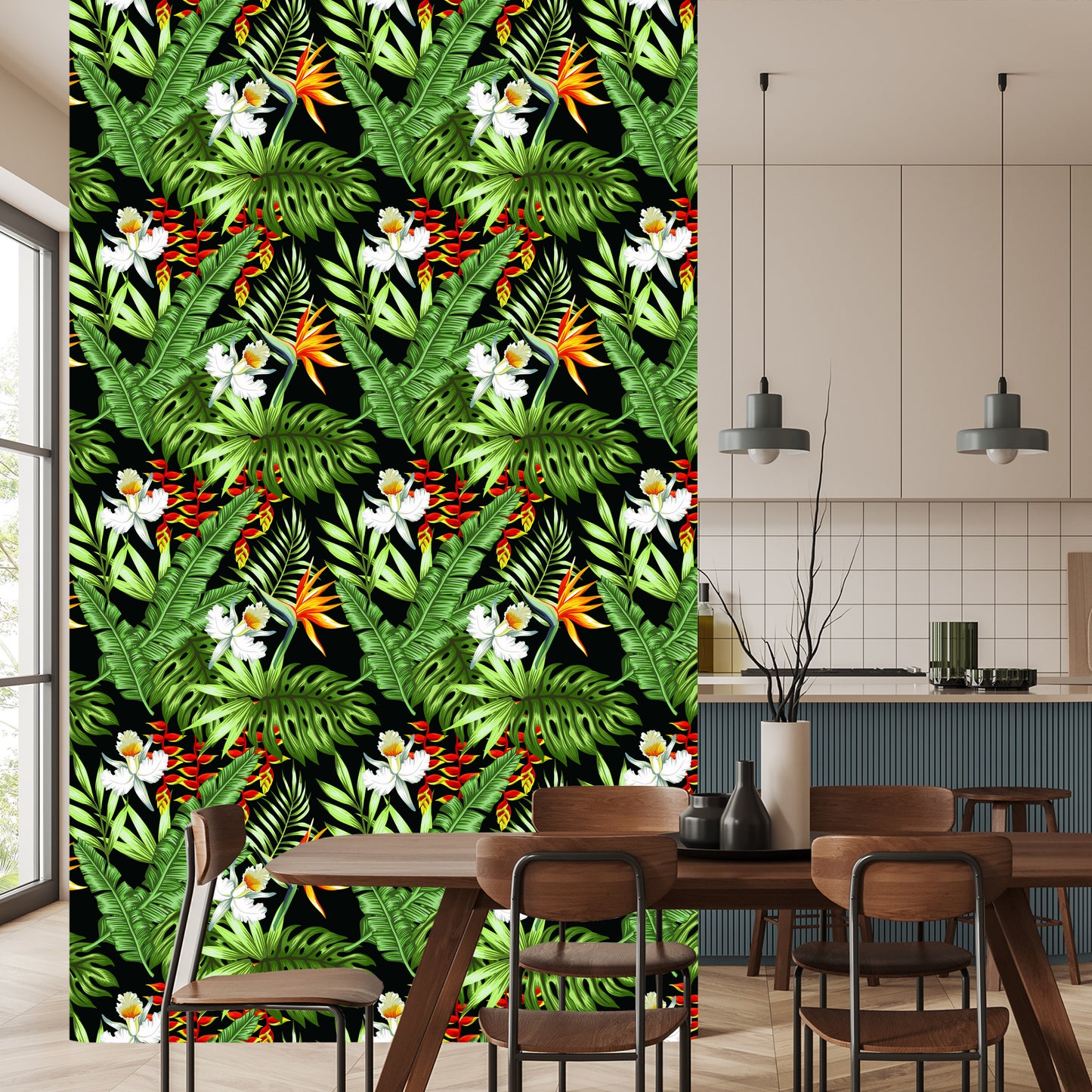 Wallpaper Tropical Leaves