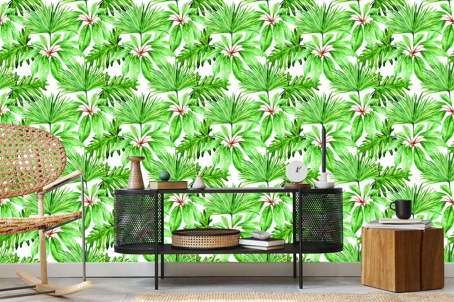 Wallpaper Tropical Leaves