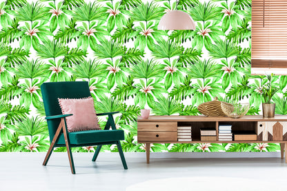 Wallpaper Tropical Leaves