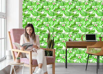 Wallpaper Tropical Leaves