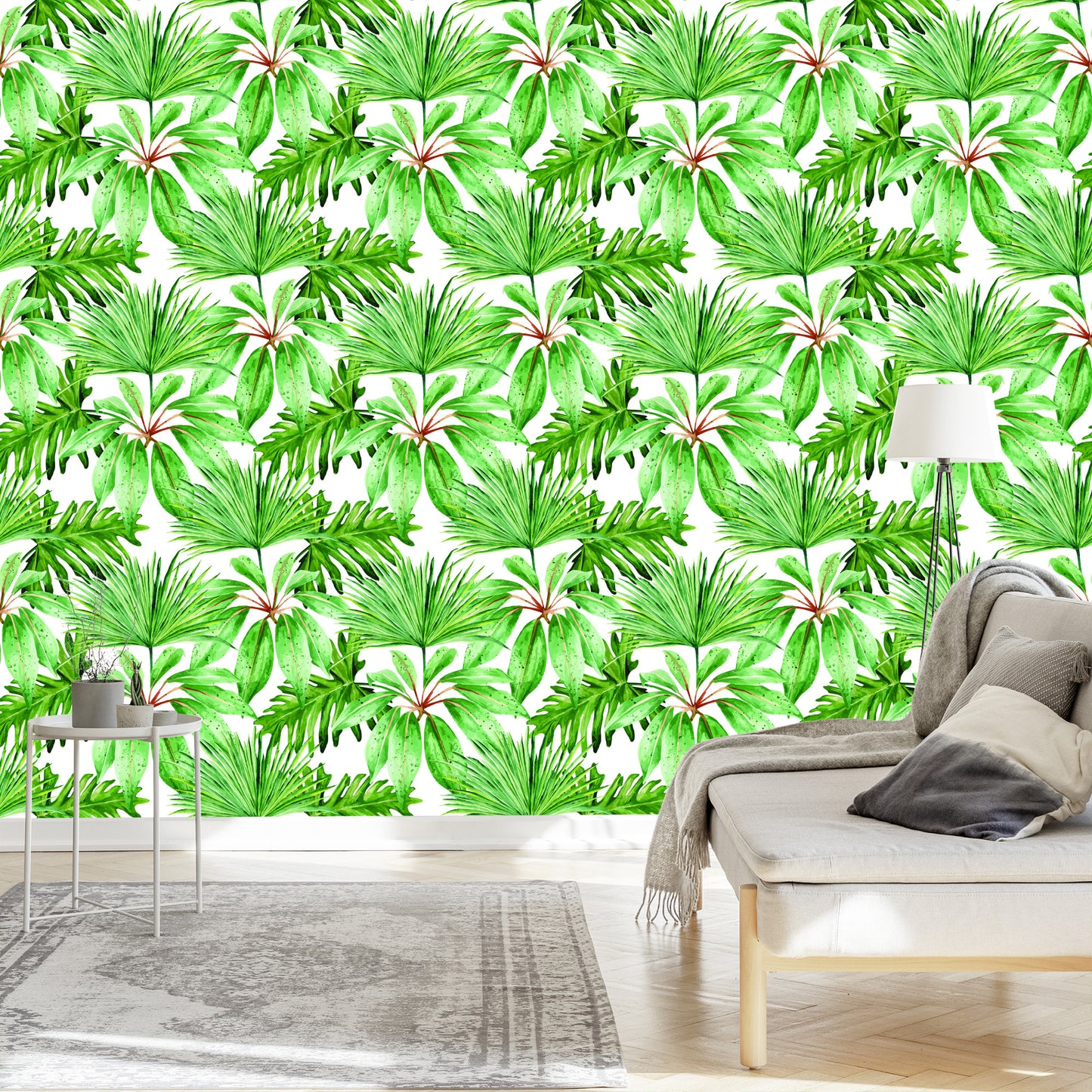 Wallpaper Tropical Leaves