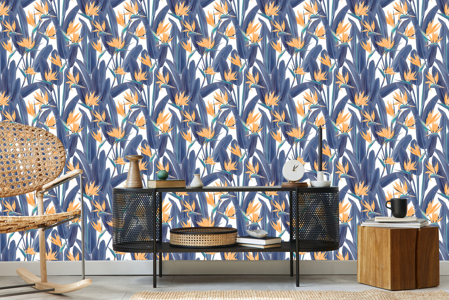 Wallpaper Birds Of Paradise Flowers