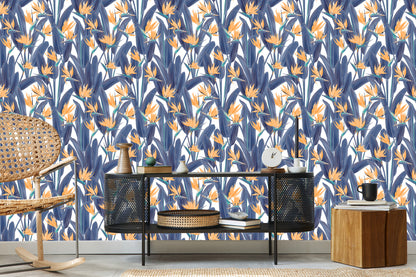 Wallpaper Birds Of Paradise Flowers