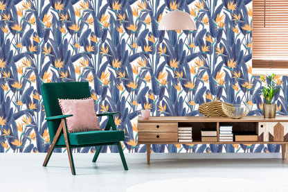 Wallpaper Birds Of Paradise Flowers