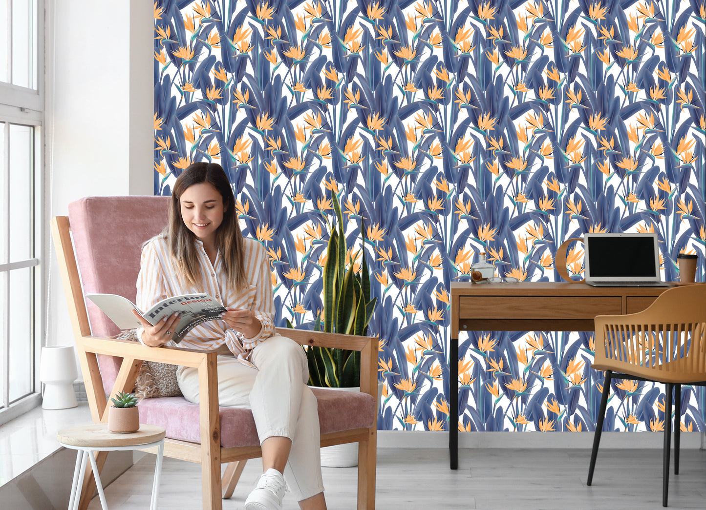 Wallpaper Birds Of Paradise Flowers