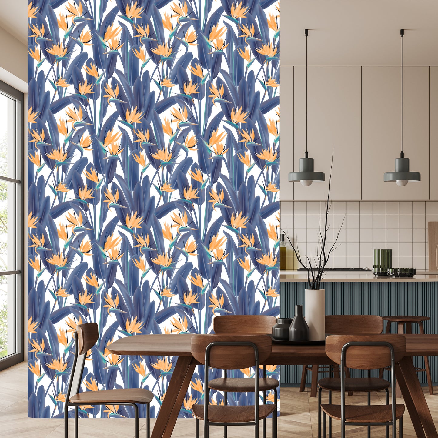 Wallpaper Birds Of Paradise Flowers
