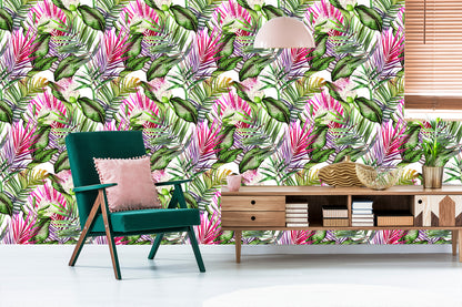 Wallpaper Colorful Leaves