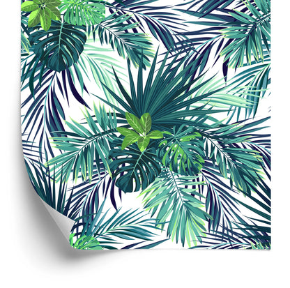 Wallpaper Dark Exotic Leaves