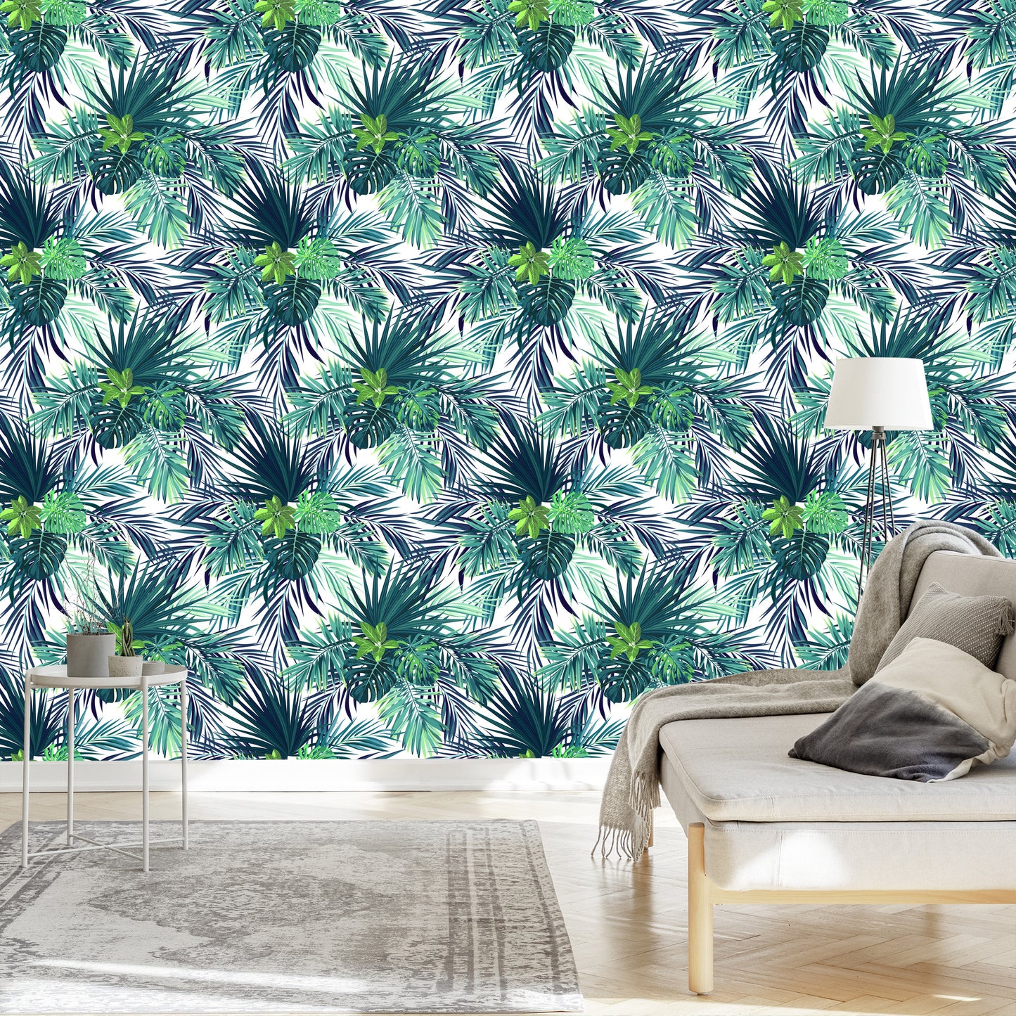Wallpaper Dark Exotic Leaves