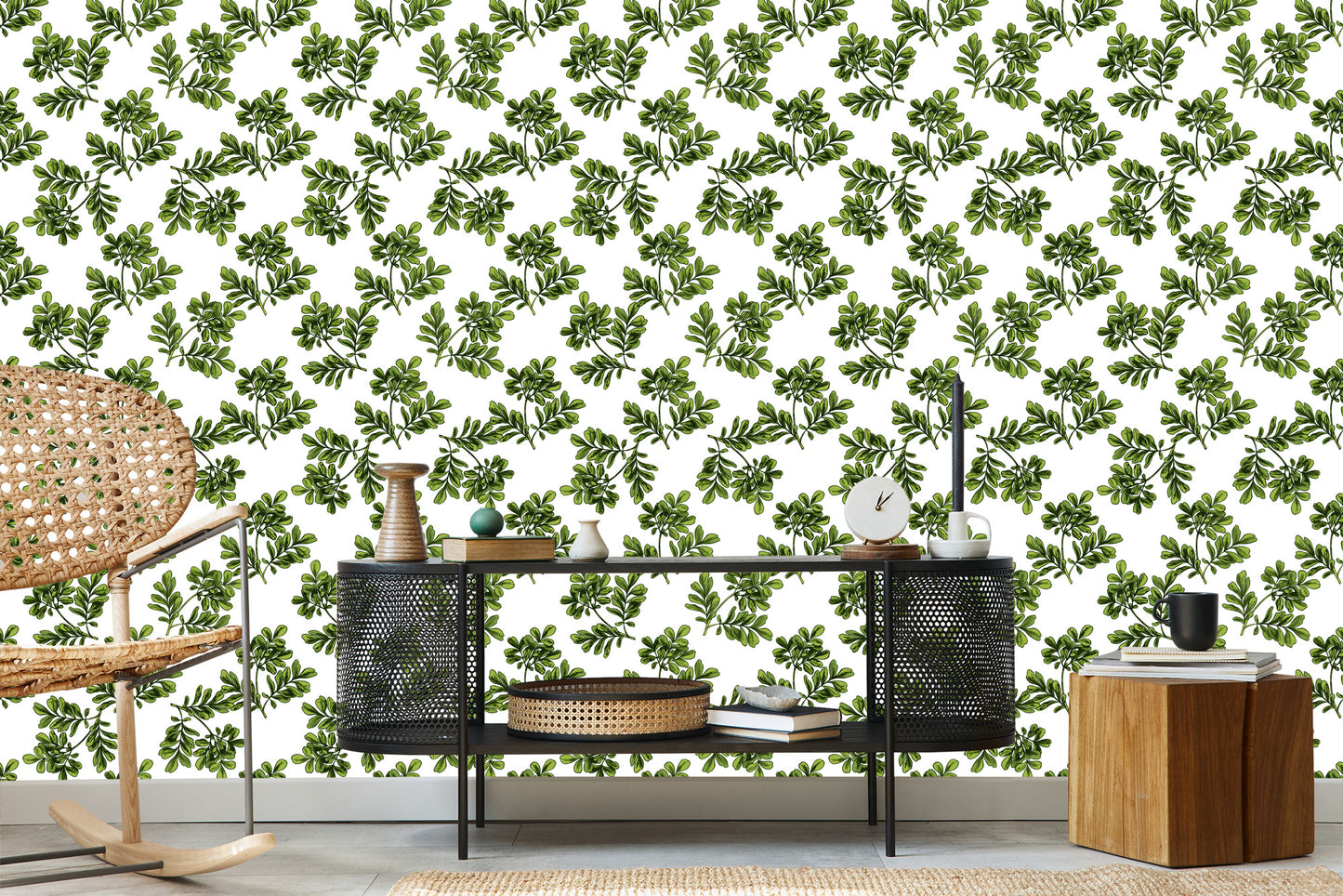 Wallpaper Fine Leaves