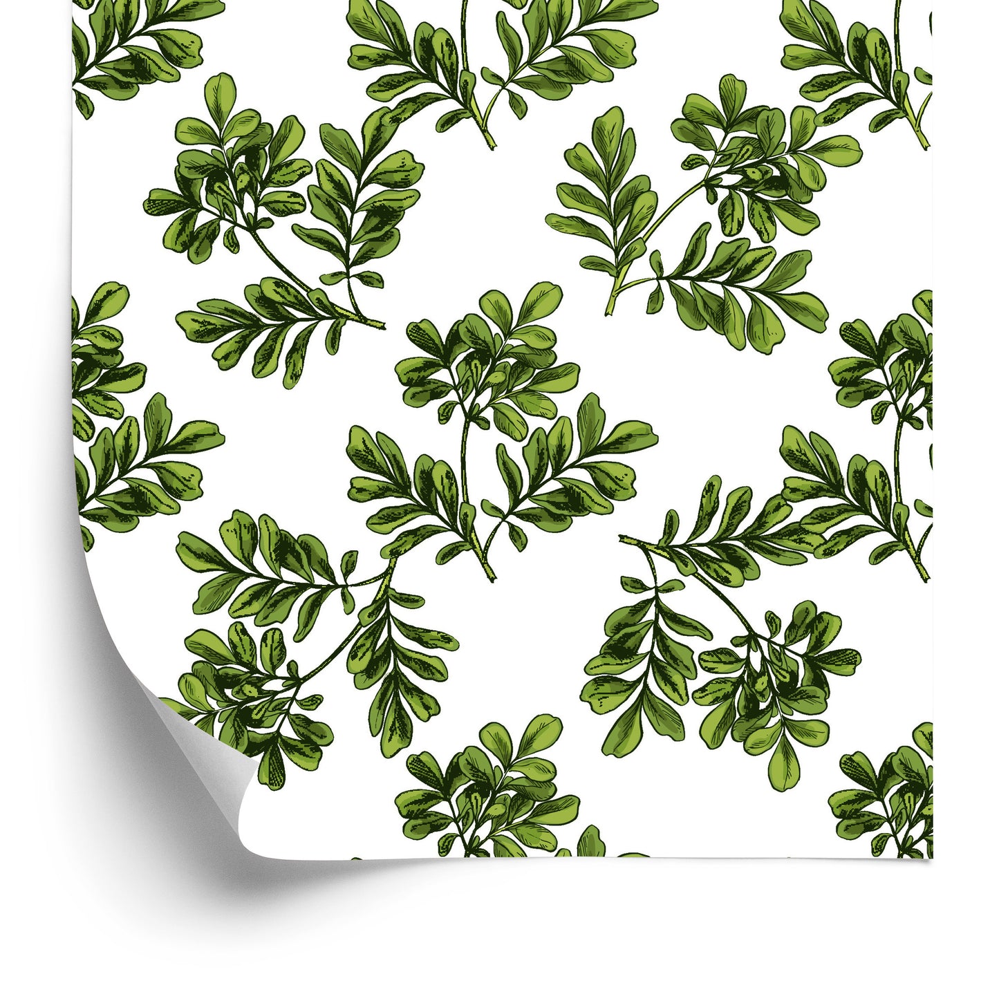 Wallpaper Fine Leaves
