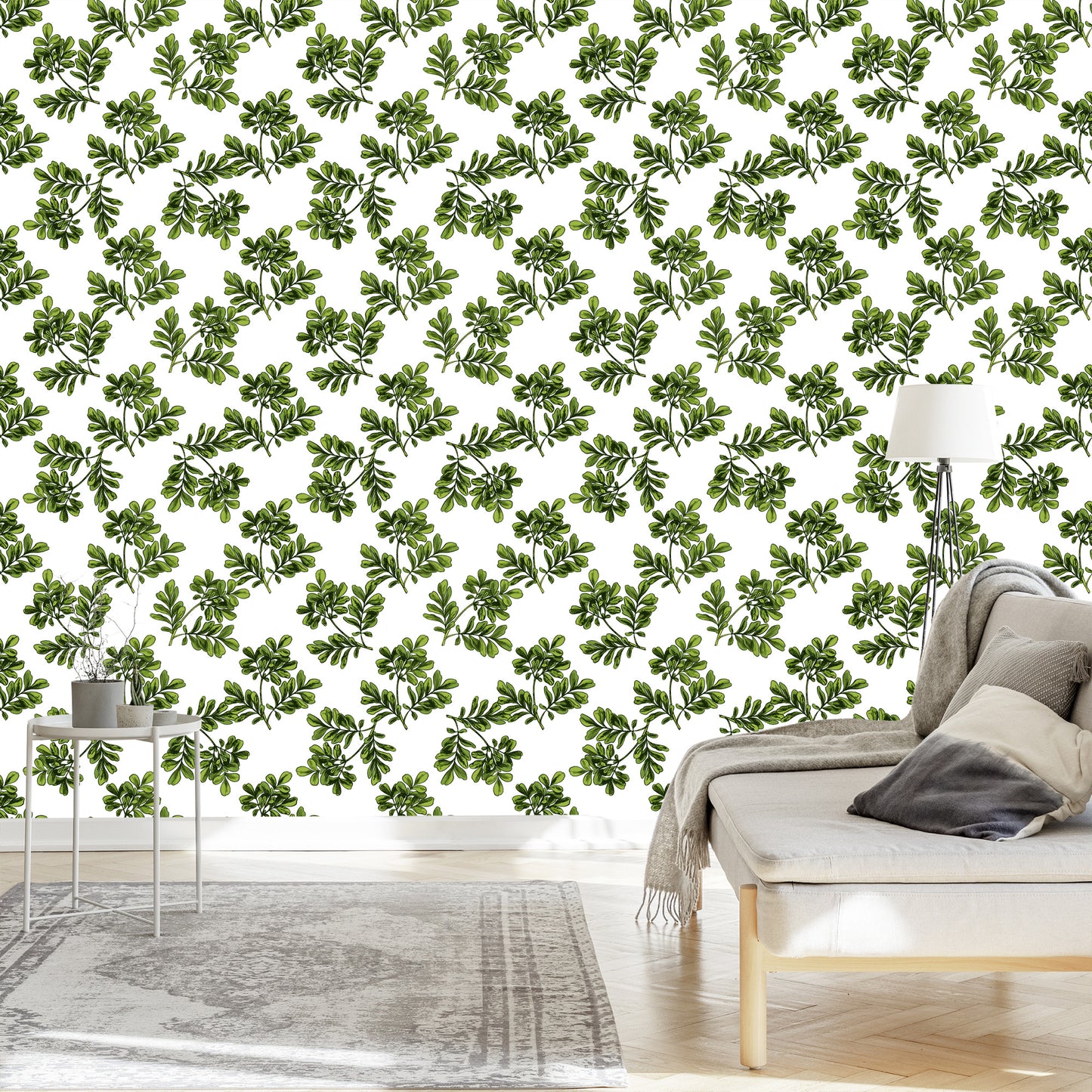 Wallpaper Fine Leaves