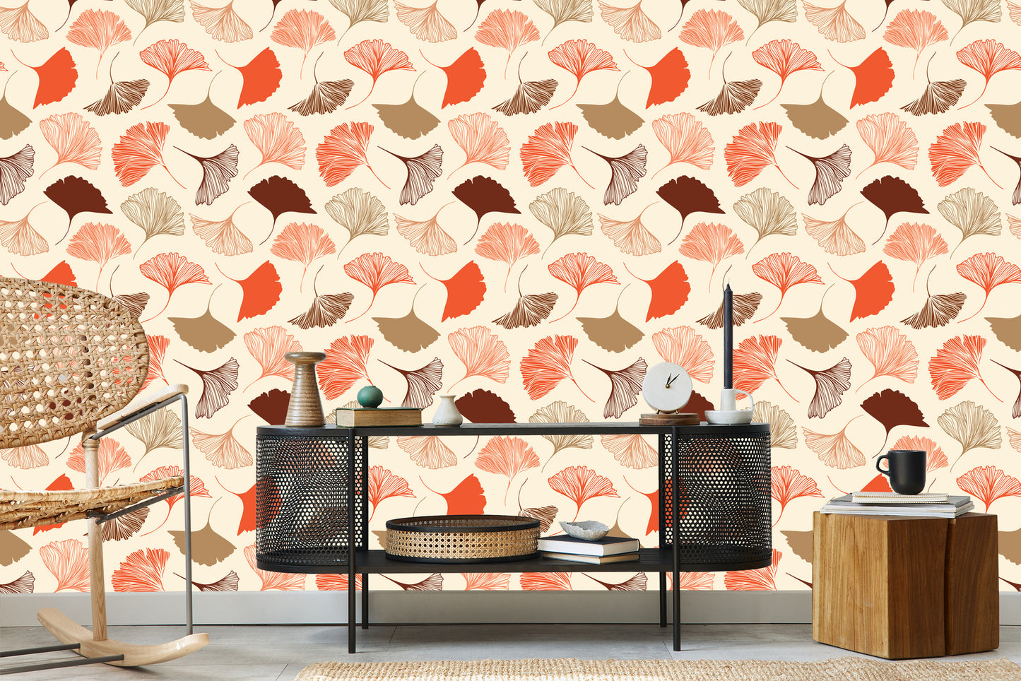 Wallpaper Leafs In Fall Colors
