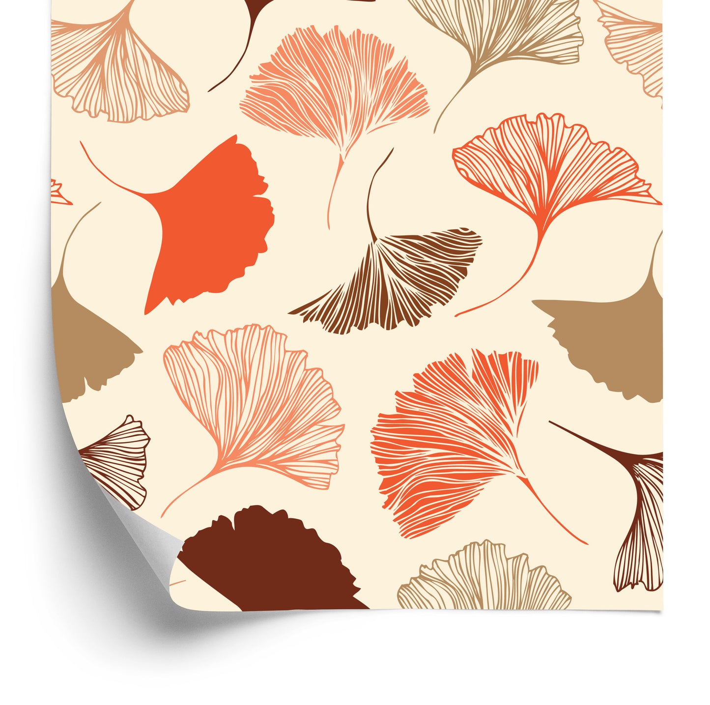 Wallpaper Leafs In Fall Colors