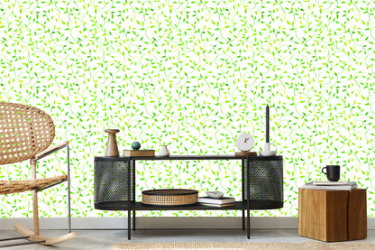 Wallpaper Fine Delicate Leaves
