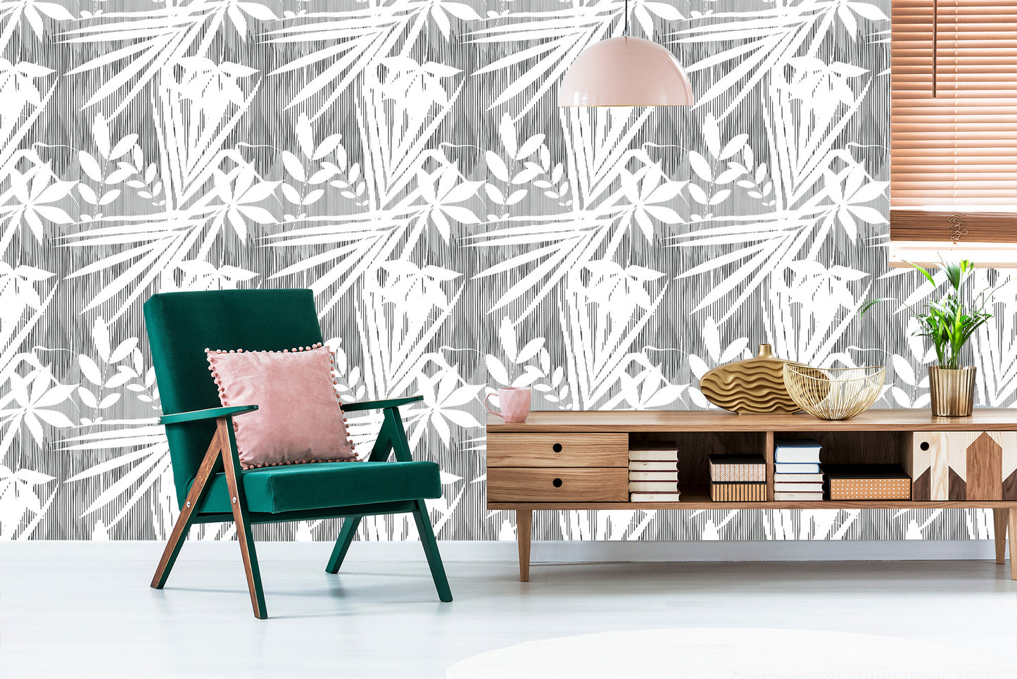 Wallpaper Exotic Leaves