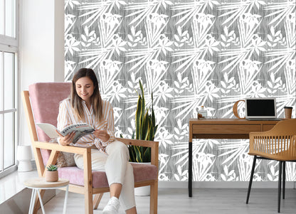 Wallpaper Exotic Leaves