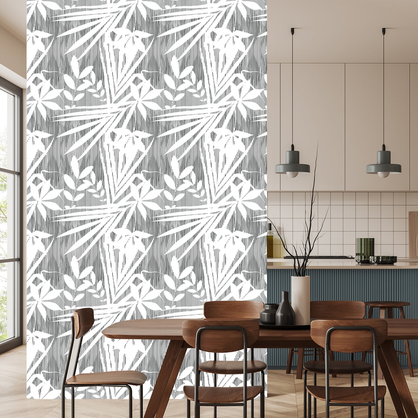 Wallpaper Exotic Leaves