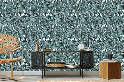 Wallpaper Exotic Leaves