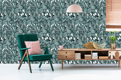 Wallpaper Exotic Leaves
