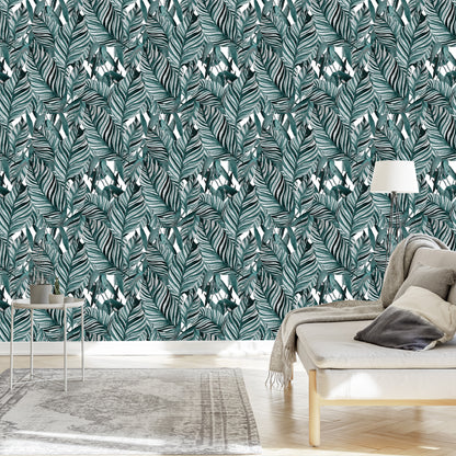 Wallpaper Exotic Leaves