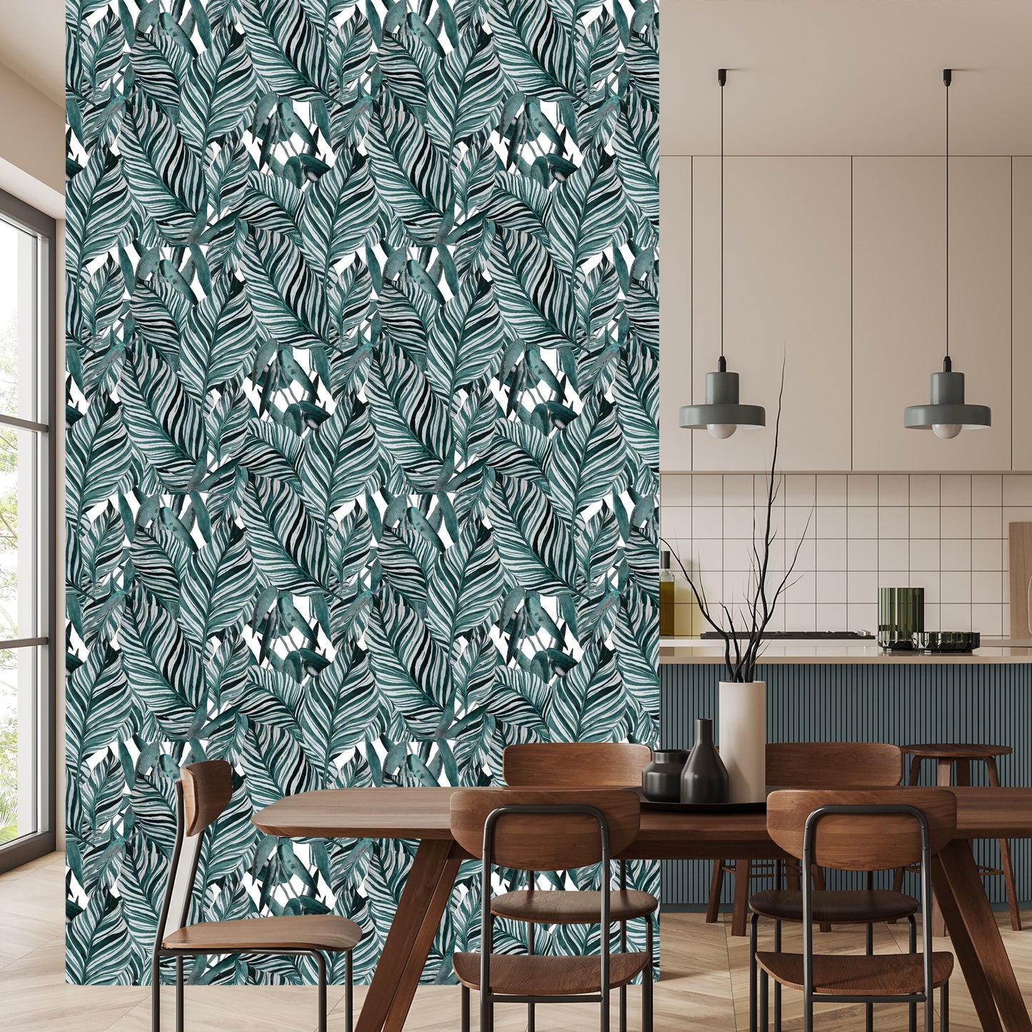 Wallpaper Exotic Leaves