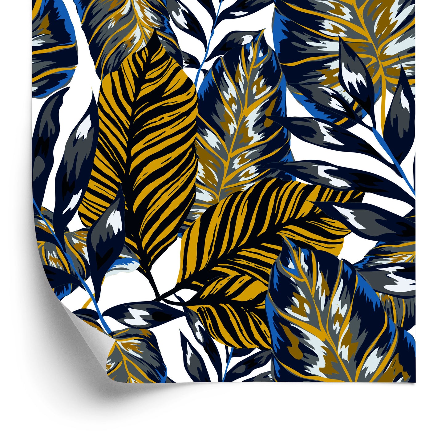 Wallpaper Multicolored Leaves