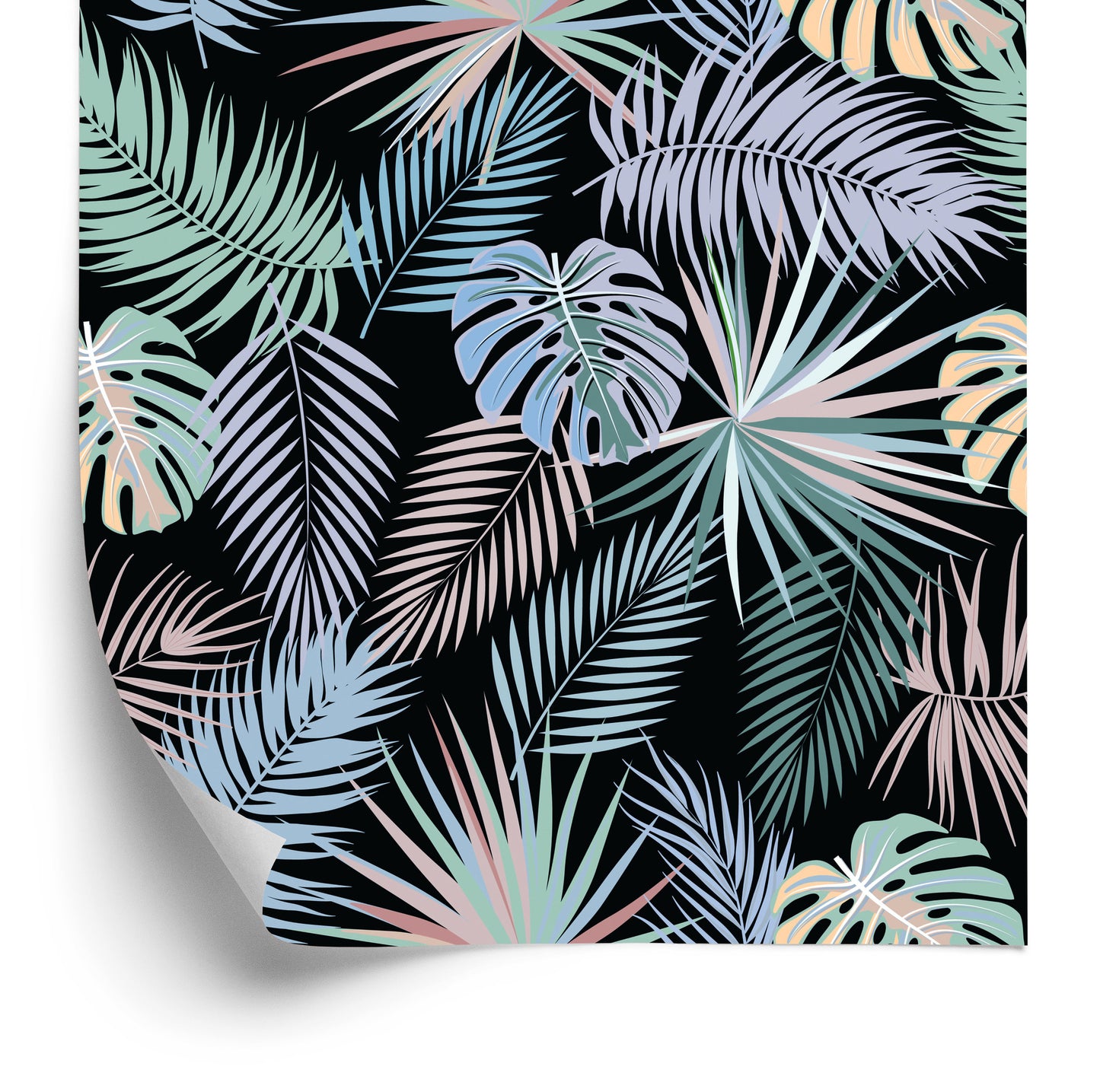 Wallpaper Tropical Palm Leaves