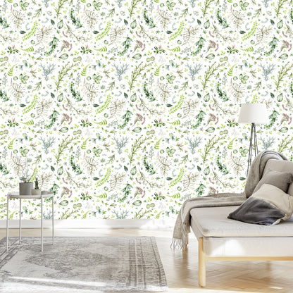 Wallpaper Leaves Of Different Kinds
