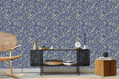 Wallpaper Ornamental Leaves With Branches