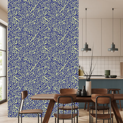 Wallpaper Ornamental Leaves With Branches