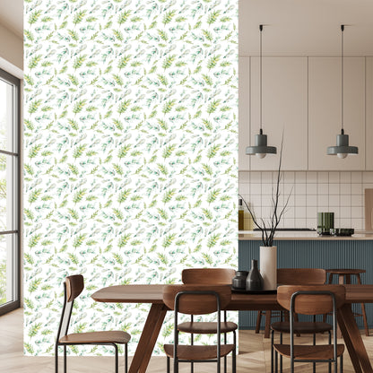Wallpaper Watercolor Forest Plants