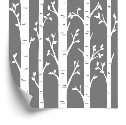 Wallpaper Birches