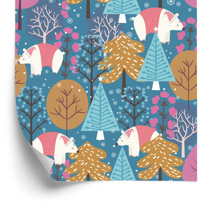 Wallpaper Colorful Tree Plants Children's Room