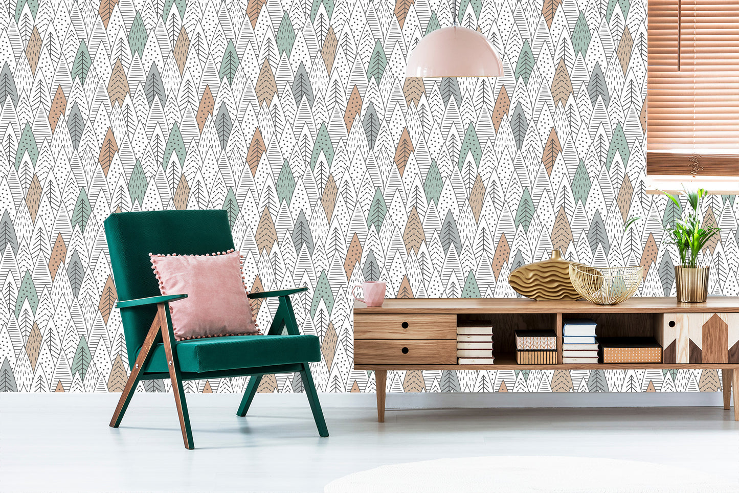 Wallpaper Nature Forest Trees For A Child's Room