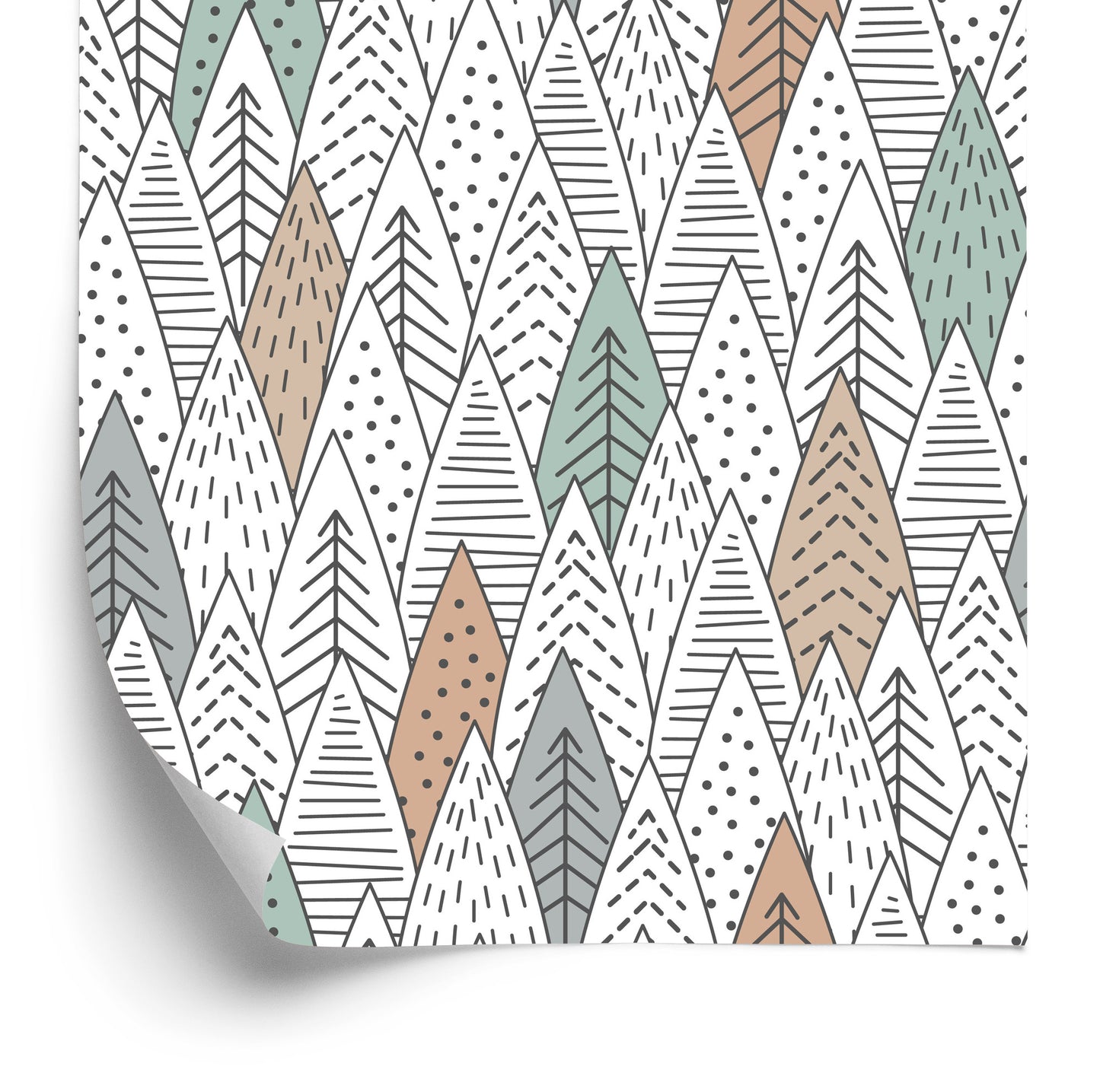 Wallpaper Nature Forest Trees For A Child's Room