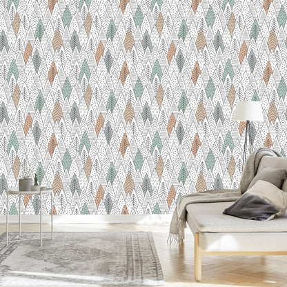 Wallpaper Nature Forest Trees For A Child's Room
