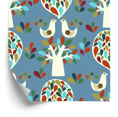 Wallpaper Trees, Nature, Leaves, Children's Room