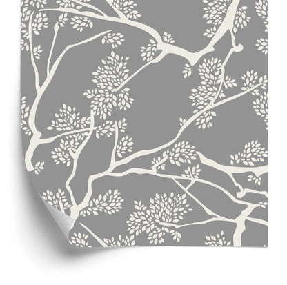Wallpaper Tree Leaves Branches For Salon Office