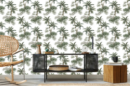 Wallpaper Palm Tree Plants Youth Room