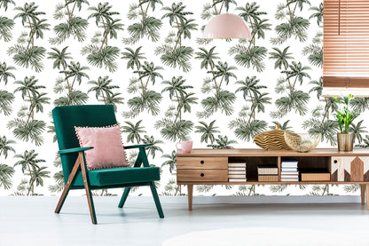 Wallpaper Palm Tree Plants Youth Room