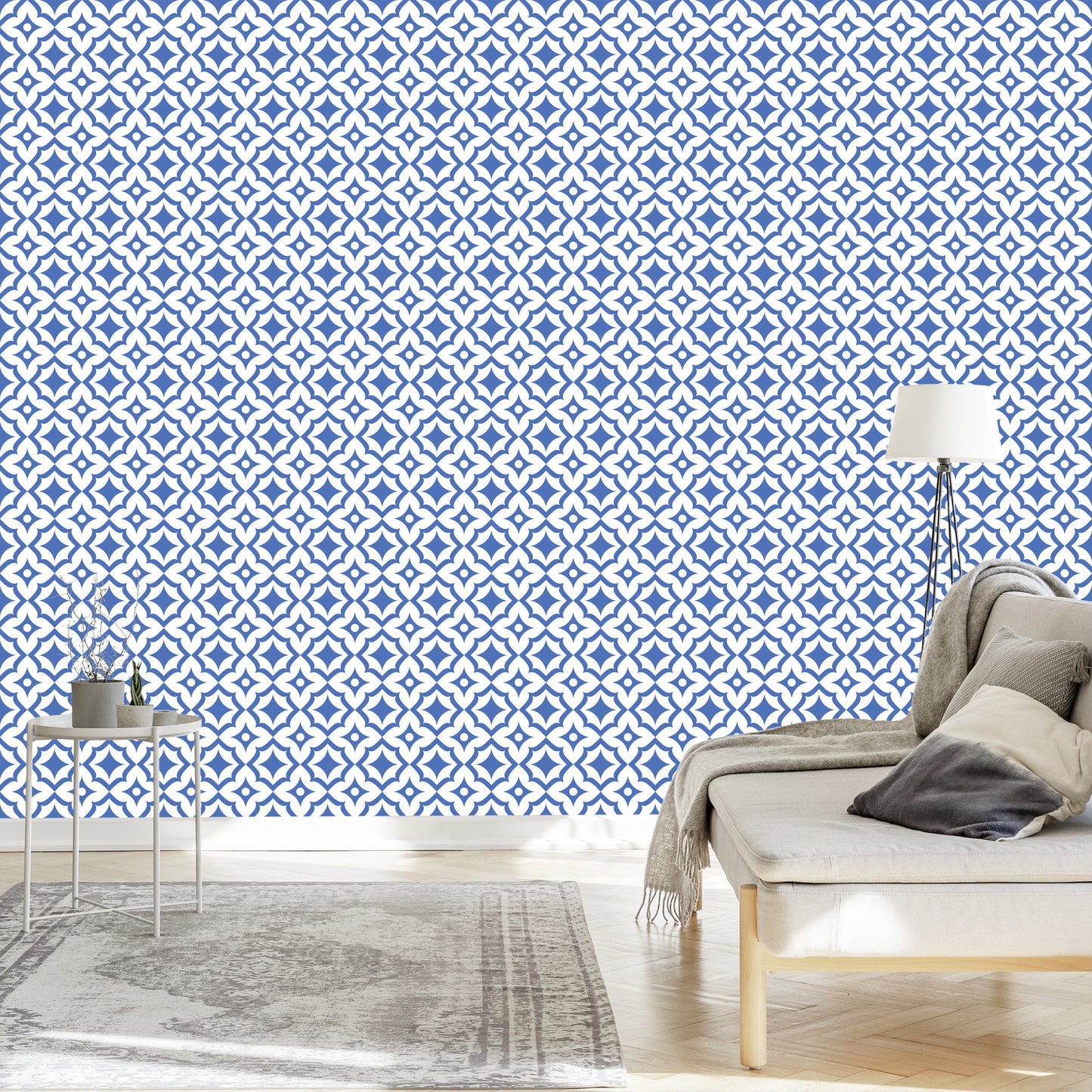 Wallpaper Abstract Ornaments In Retro Style